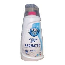 Aromatto PROFESSIONAL EXTRA WHITE żel do prania białego 1l 25 z wybielaczem optycznym bez chloru