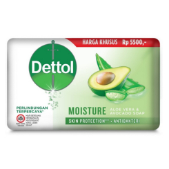 Dettol Moisture - Antybakteryjne mydło w kostce Aloes-Avocado 1szt 100g