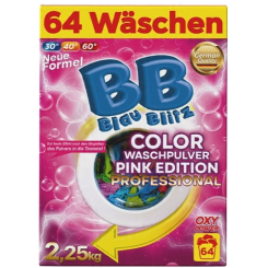 BB Blau Blitz - Wydajny proszek do prania kolorów OXY POWER 2.25kg 64p