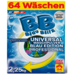BB Blau Blitz Wydajny proszek do prania uniwersalnego OXY POWER 2.25kg 64p