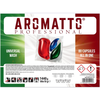 Aromatto Professional Kapsułki do prania 80 szt uniwersalne