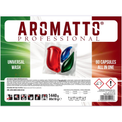 Aromatto Professional Kapsułki do prania 80 szt uniwersalne