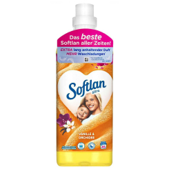 Softlan koncentrat do płukania Żółty ( Vanille&Orchidee ) 1L 45p