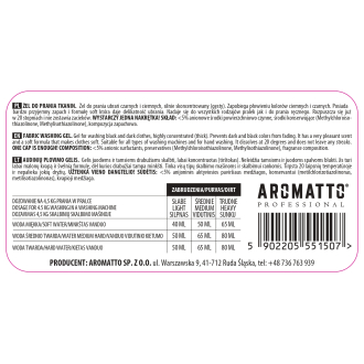 Aromatto Black żel do prania Czarnego 4l