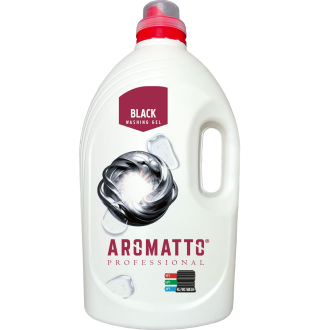 Aromatto Zestaw żel do prania czarnego 4L uniwersalnego 4L + odplamiacz 1L